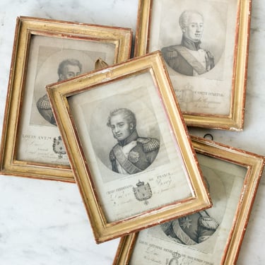 French Royal Family Portrait Set of 4