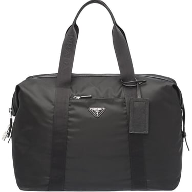 Prada Men Re-Nylon And Saffiano Leather Duffle Bag