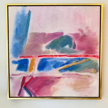 &quot;Table with Bench&quot; Painting by Mary Ann Harman