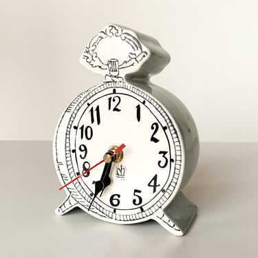 Molly Hatch for Anthropologie Ceramic Painted Clock
