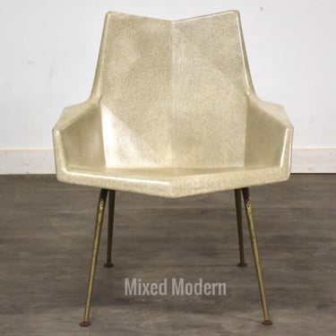 Paul McCobb Origami Fiberglass Chair 