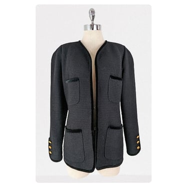 vintage 90's tweed blazer (Size: L)