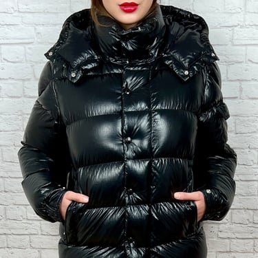 Moncler Maya 70 Down Jacket, Size 3 (US  8) Black