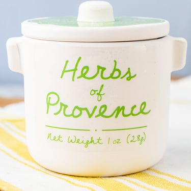 Herbes de Provence Ceramic Jar