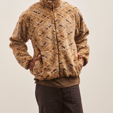 orSlow Unisex Fleece Boa Jacket, African Pattern