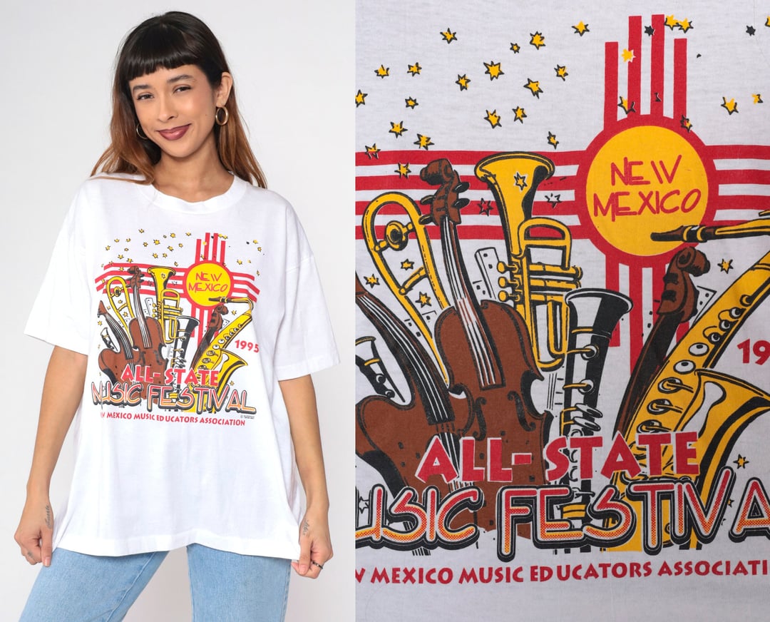 1995 All-State Music Festival Shirt 90s New Mexico T-Shirt