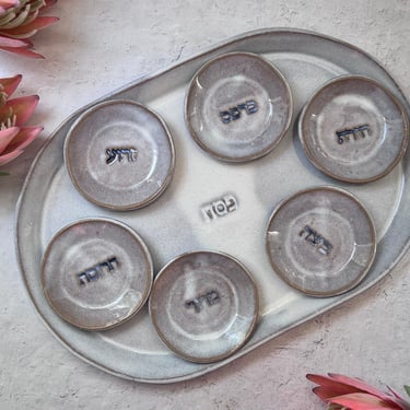 passover seder plate, Passover Gift , Housewarming gift,  Judaica gift,  Seder Plate, Ceramic platter 