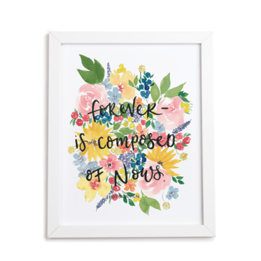 Forever Is Floral Art Print