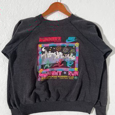 Vintage 1992 Nike Runners World Central Park Crewneck Sz. Small