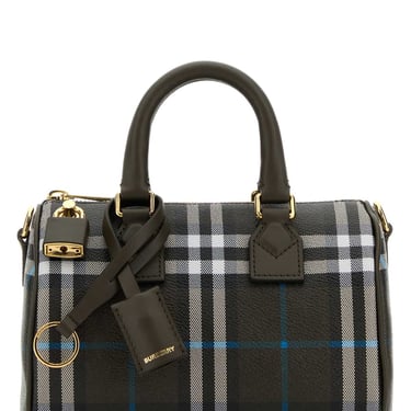 Burberry Women Printed Canvas Handbag