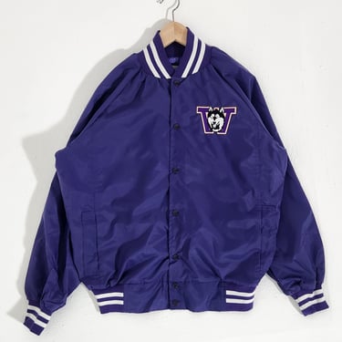 Vintage UW Univeristy of Washington Huskies Jacket Sz. L