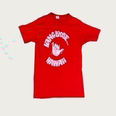 (S) 70s/80s &quot;Hang Loose Hawaii&quot; Tee