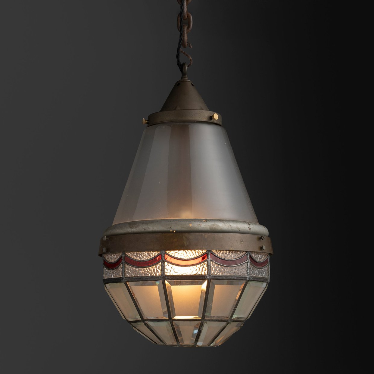 Large Stained Glass Pendant | Obsolete - Culver City, CA | ATTIC