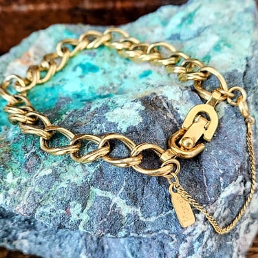 Vintage Monet Goldtone Bracelet~Charm Bracelet~Gifts for Her! 