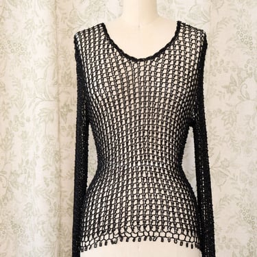 Beaded Net Top S/M