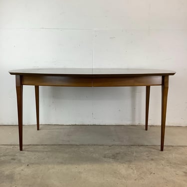 Mid-Century Modern Walnut Dining Table 