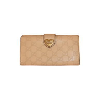 Gucci Beige Heart Wallet-Consignment
