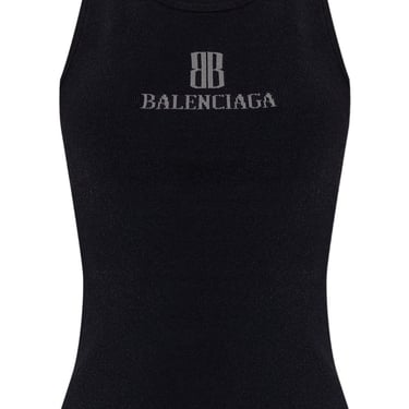 Balenciaga Women Logo Tank Top