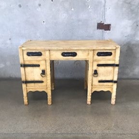 Early Monterey Straw Desk