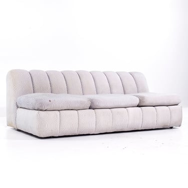 Jay Spectre Postmodern Channeled Sofa 