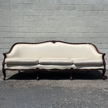 Antique Sofa Couch Loveseat Bench Settee French Provincial Boudoir Vintage Regency Entry Way Chippendale Sofa Shabby Chic Victorian Seating 