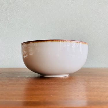 Dansk Brown Mist 6" vegetable bowl / Niels Refsgaard design / speckled vintage dinnerware 