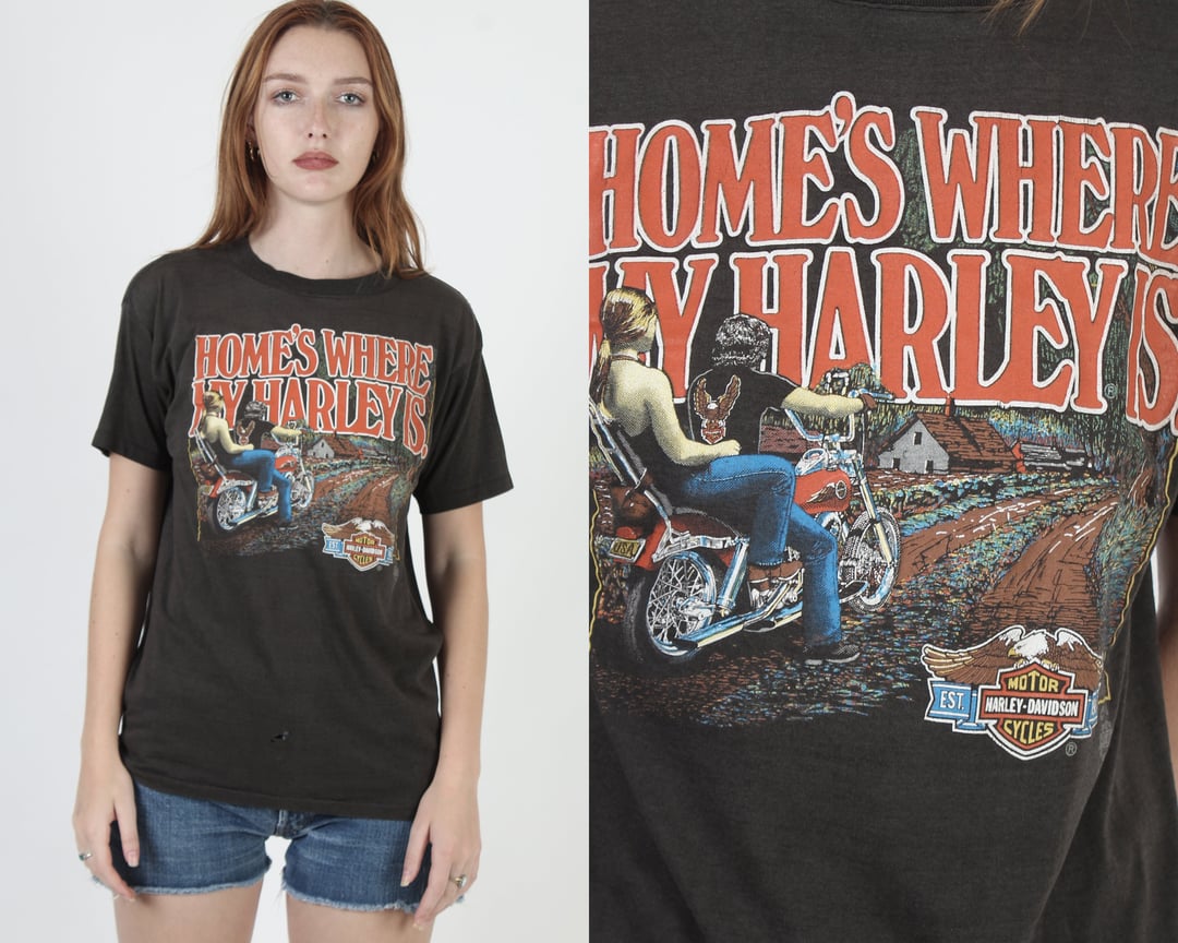 1985 Have a high quality Harley Day Smile Tee