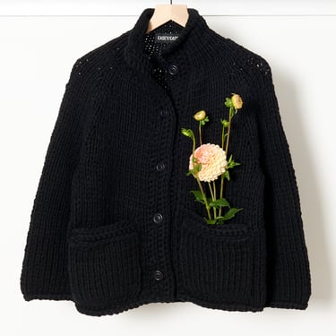 So Wool Cardigan Black