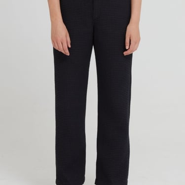 Aniela Parys Effy Waffle Trousers - black