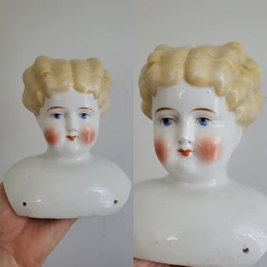 Antique German China Doll Head