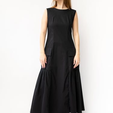 Bold Pocket Detail Tailored Dress