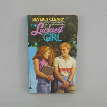 The Luckiest Girl (1958) by Beverly Cleary - 1991 Mass Market Printing - Vintage Teen Fiction Book 