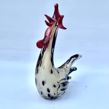 Decorative Art Glass Rooster