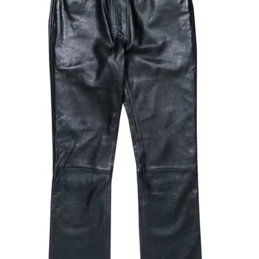 Helmut Lang - Black Leather Pants Sz 6