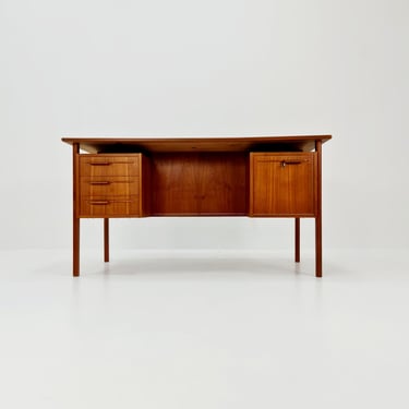 Mid-century Danish teak desk by IMHA Møbelfabrik, 1960s 