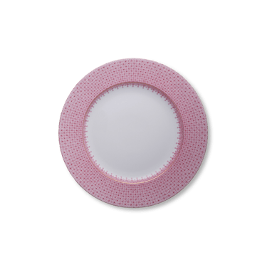 Lace Salad + Dessert Plate | Pink