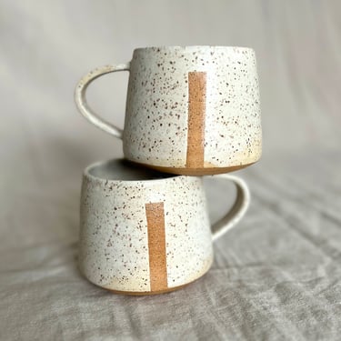 Cream Divide Mug