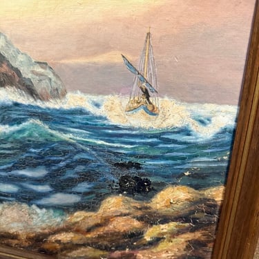 Seaside Oil Painting 18x26.5