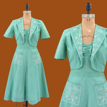 1940s Spring Renewal dress set 