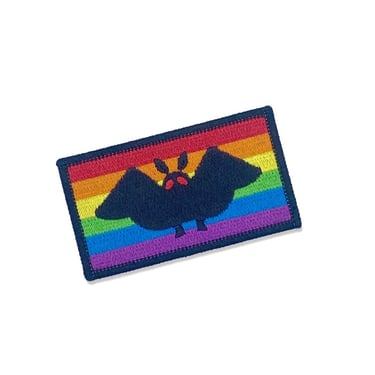 Mothman Pride Flag Patch