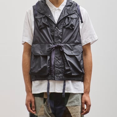 Engineered Garments Micro Ripstop Field Vest, Navy