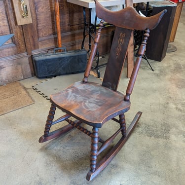 Vintage Wooden Rocking Chair