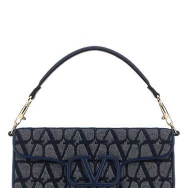 Valentino Garavani Woman Toile Iconographe And Leather Locã² Handbag
