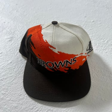 Cleveland Browns Splash Logo Athletic Vintage Hat