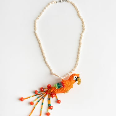 Macaw Beaded Necklace