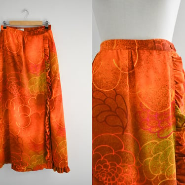 1960s/70s Alice of California Maxi Skirt 