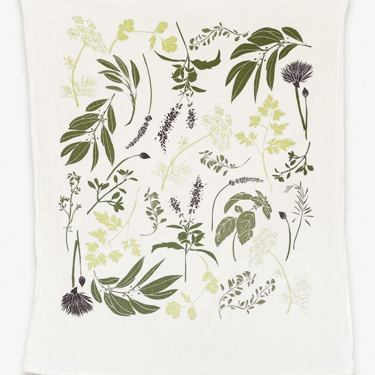 June & December | Herb Garden Towel