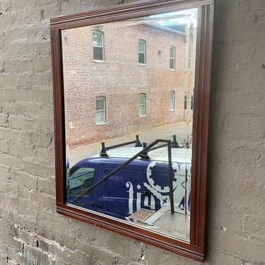 Antique Walnut Mirror
