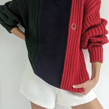 Tommy Hilfiger Wide Striped Knit