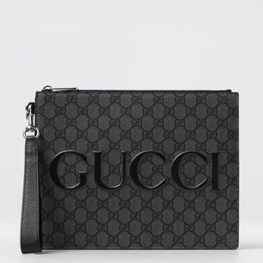 Gucci Briefcase Men Grey Men